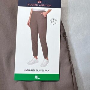 Modern Ambition Women’s High-Rise Travel Pant - Brown